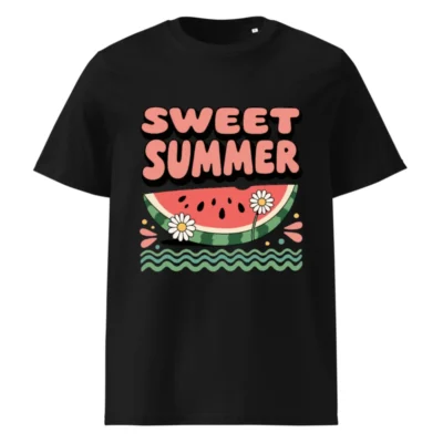 Sweet Summer Watermelon T-Shirt | Unisex Organic Cotton Tee