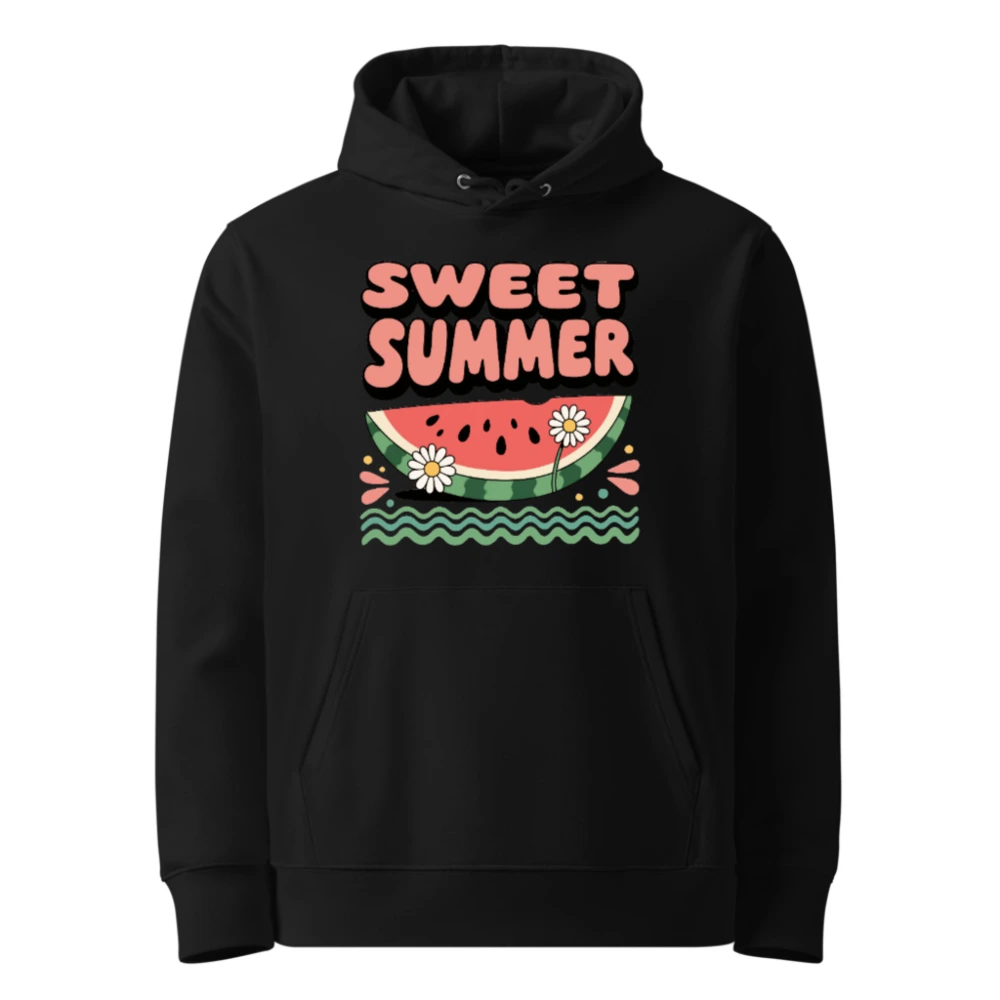 Sweet Summer Watermelon Hoodie - Unisex Eco-Friendly Essential Sweatshirt