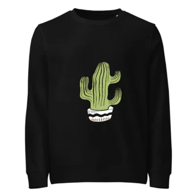 Organic Cactus Sweatshirt - Unisex, Soft & Eco-Friendly
