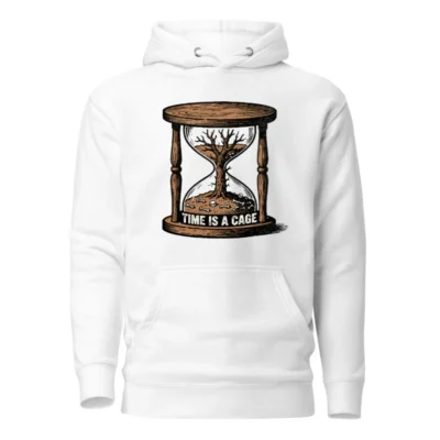 Time Is a Cage Hoodie - Unisex Premium Pullover Sweatshirt