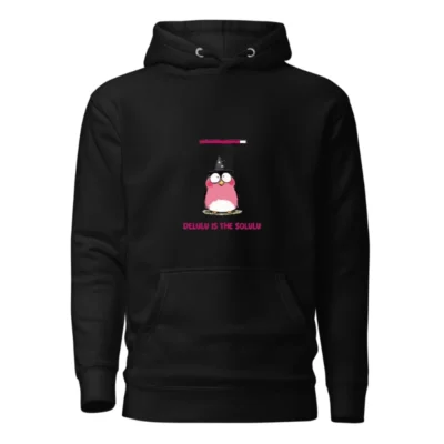 Unisex Premium Pullover Hoodie - Delulu is the Solulu Owl Design