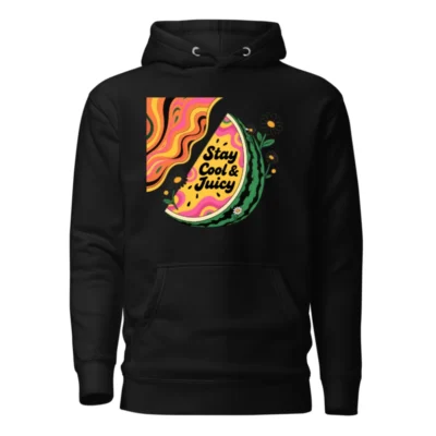 Unisex Watermelon Hoodie - Stay Cool & Juicy, Premium Pullover