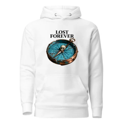 Lost Forever Compass Hoodie - Unisex Premium Pullover Hoodie