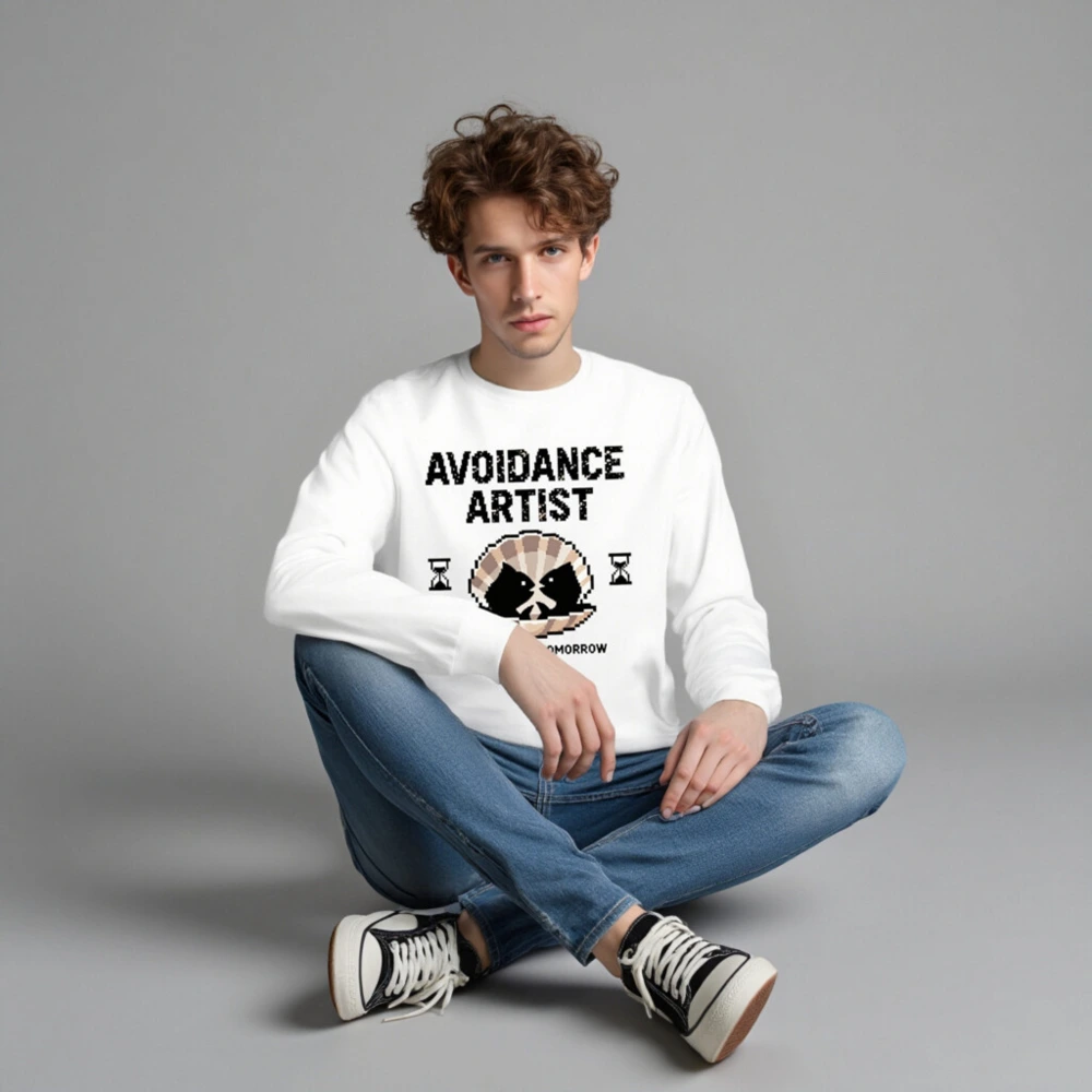 Avoidance Artist Long Sleeve Tee - Will Change Tomorrow Unisex Shirt - Image 2