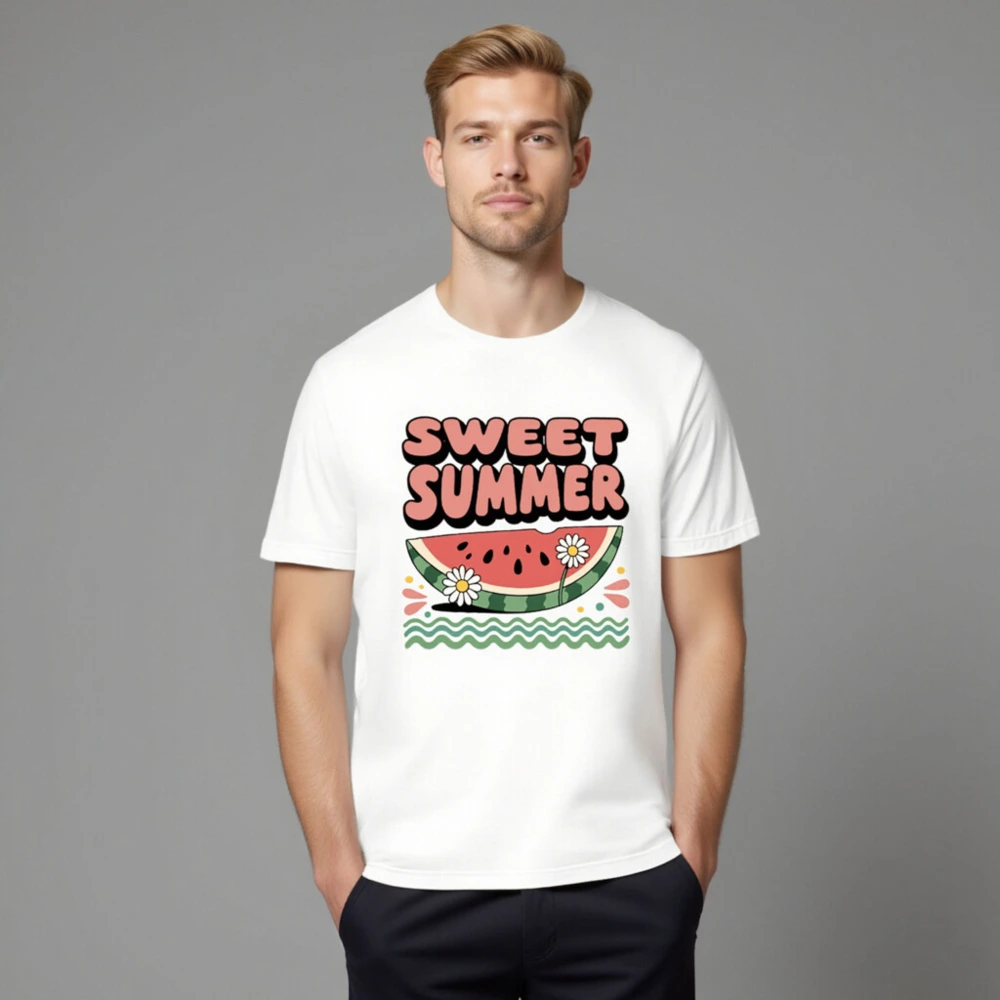 Sweet Summer Watermelon T-Shirt | Unisex Staple Tee - Image 8