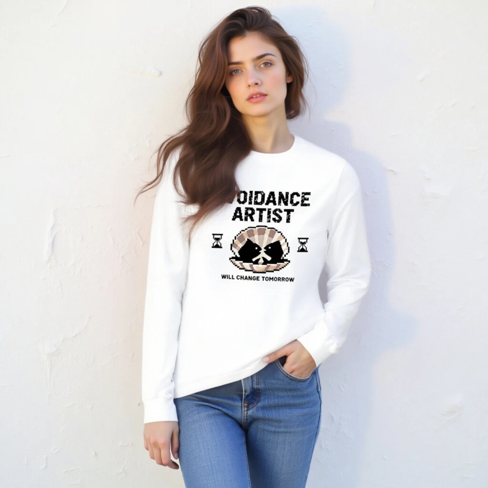 Avoidance Artist Long Sleeve Tee - Will Change Tomorrow Unisex Shirt - Image 5