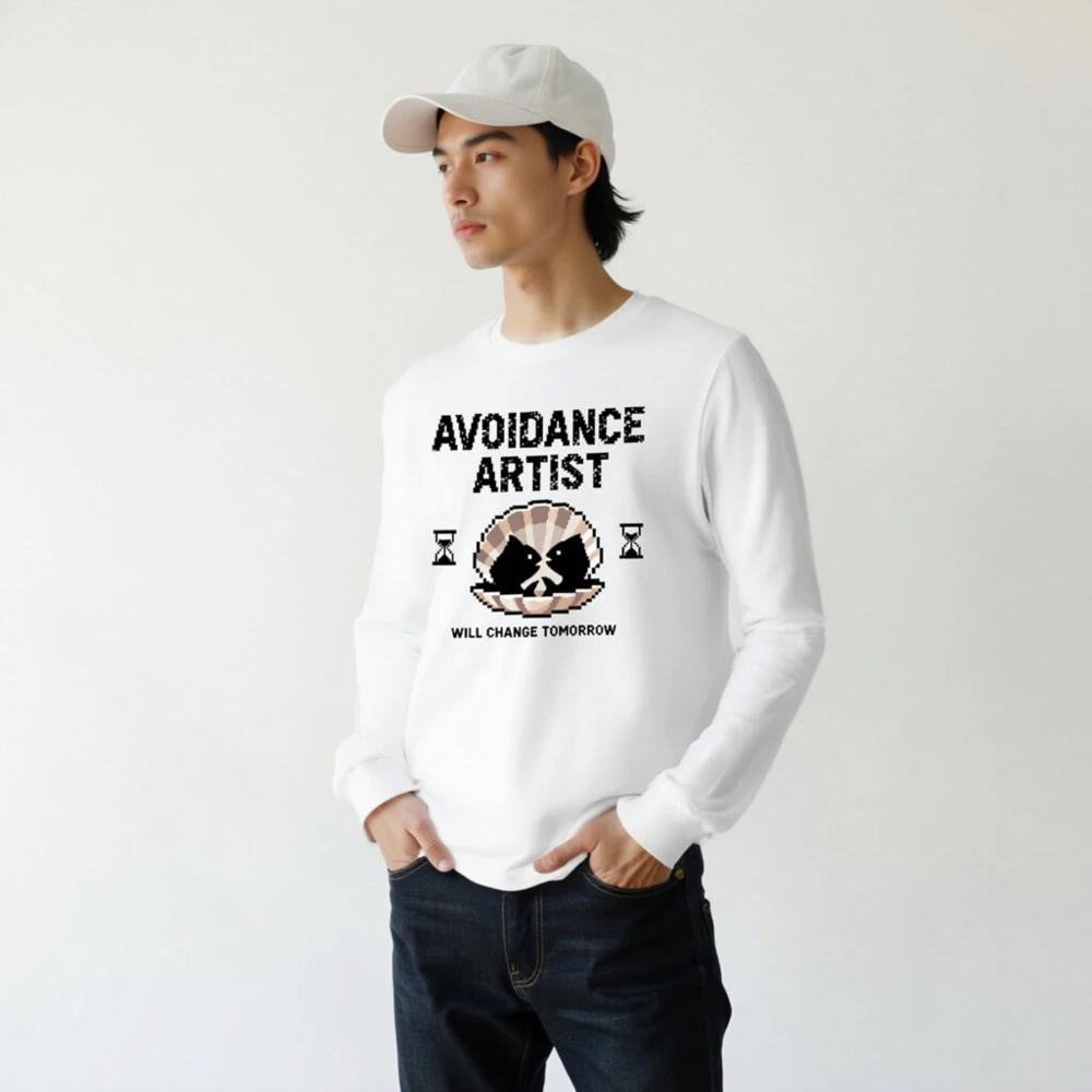 Avoidance Artist Long Sleeve Tee - Will Change Tomorrow Unisex Shirt - Image 6