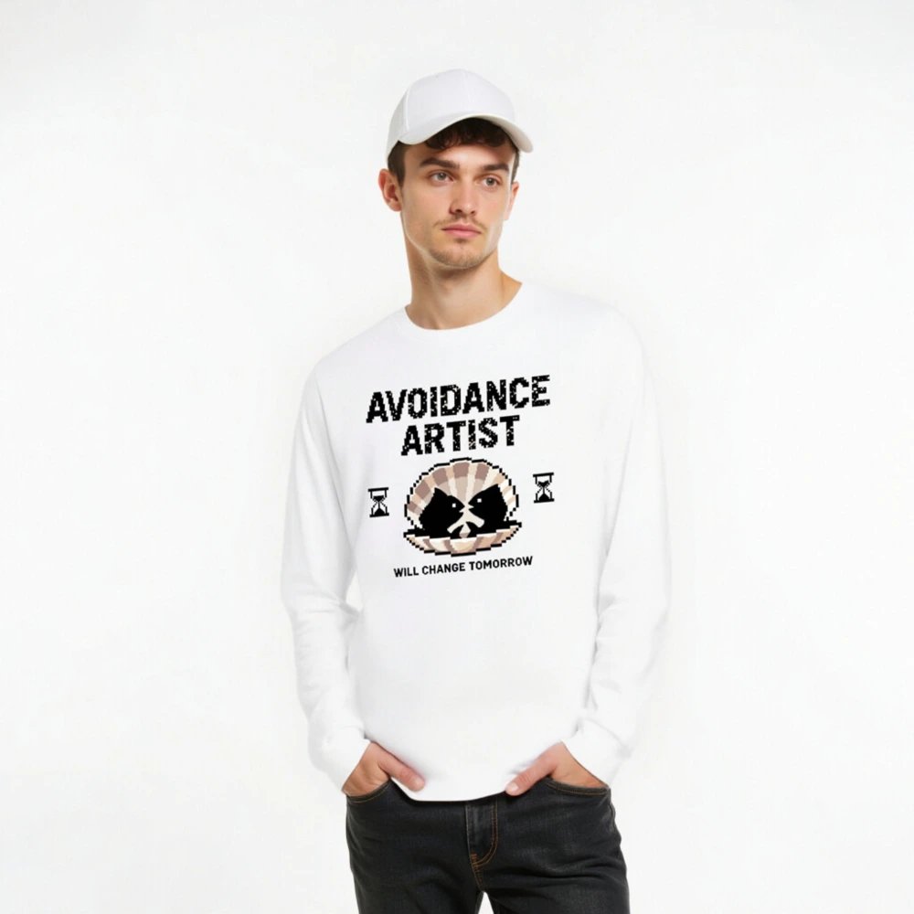 Avoidance Artist Long Sleeve Tee - Will Change Tomorrow Unisex Shirt - Image 7