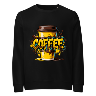 Unisex Organic Coffee Sweatshirt - Eco-Friendly, Comfortable & Stylish