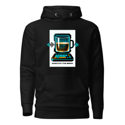 Unisex Premium Pullover Hoodie - Execute the Brew Tech Beer Mug Design
