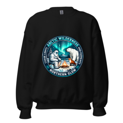 Arctic Wilderness Northern Glow Sweatshirt | Unisex Crew Neck