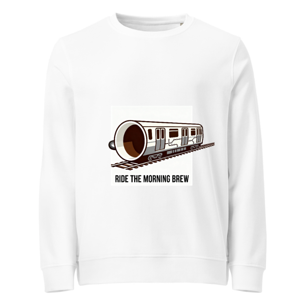 Ride the Morning Brew | Organic Unisex Sweatshirt