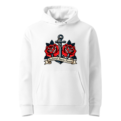 Anchored Hearts Forever Hoodie | Unisex Eco-Friendly Sweatshirt