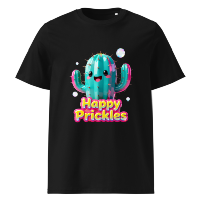 Unisex Organic Cotton T-Shirt | Happy Prickles Cactus Graphic Tee