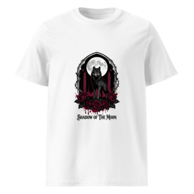 Shadow of the Moon Wolf T-Shirt | Unisex Organic Cotton Tee