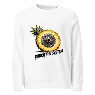 Unisex Organic Sweatshirt | Pineapple Gear Design | Runch the System