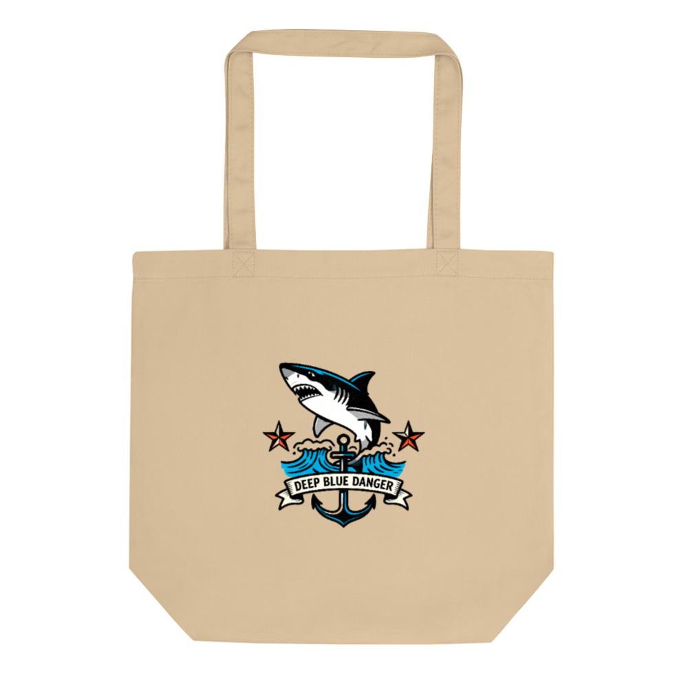 Eco Oyster Tote Bag | Shark & Anchor Design | Sustainable Cotton Tote