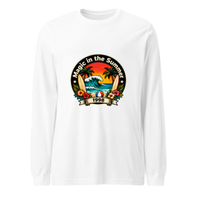 Magic in the Summer 1998 Unisex Long Sleeve Tee - Vintage Surf Beach Design