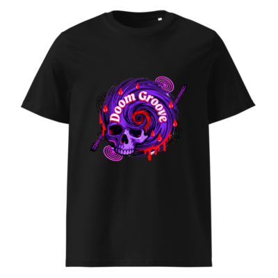 Doom Groove Skull T-Shirt | Unisex Organic Cotton Tee
