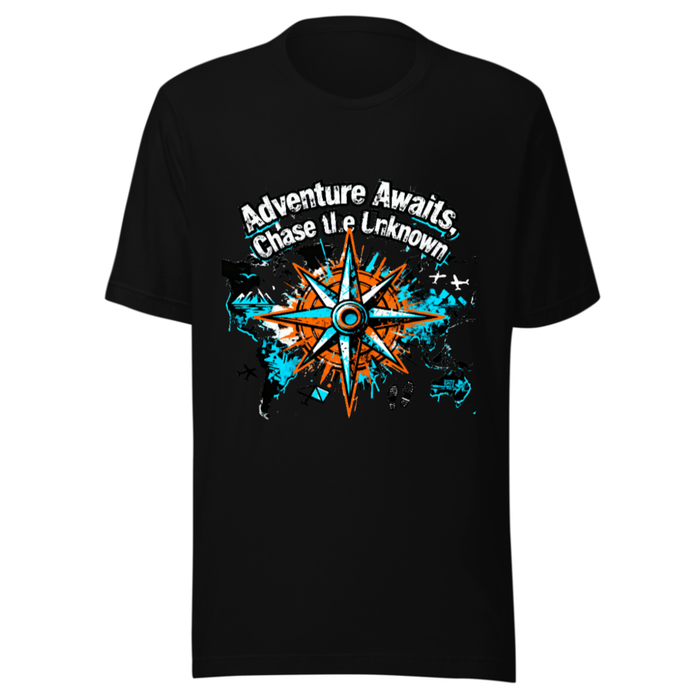 Adventure Awaits, Chase the Unknown | Unisex Staple T-Shirt