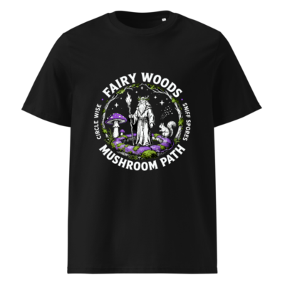 Fairy Woods Mushroom Path T-Shirt | Unisex Organic Cotton