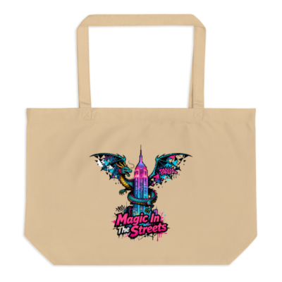 Magic In The Streets Dragon Tote Bag | Large Organic Cotton Tote