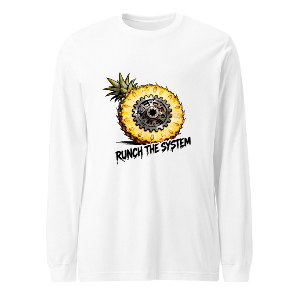 Runch the System Pineapple Gear Long Sleeve Tee - Unisex, Bold Statement