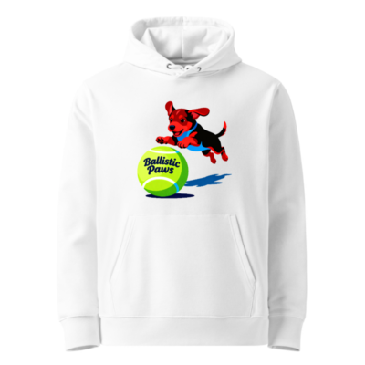 Ballistic Paws Unisex Eco Hoodie | Sustainable Essential Sweatshirt