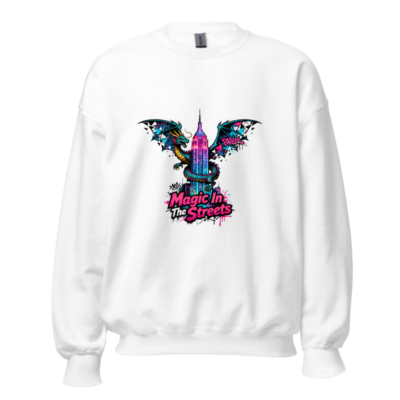 Magic In The Streets Dragon Sweatshirt | Unisex Crew Neck