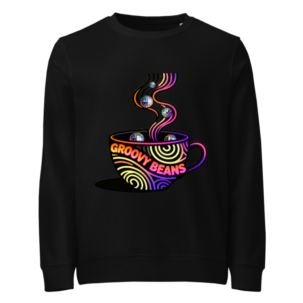Groovy Beans Organic Sweatshirt | Unisex, Soft & Sustainable