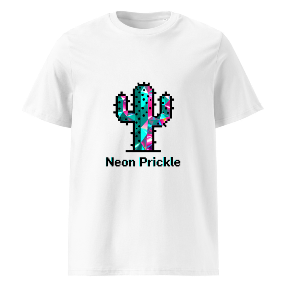 Neon Prickle Cactus Unisex Organic Cotton T-Shirt - Eco-Friendly & Comfortable
