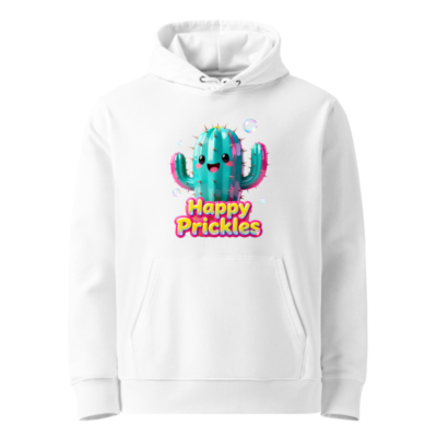 Happy Prickles Cactus Hoodie - Unisex Eco-Friendly Essential Hoodie
