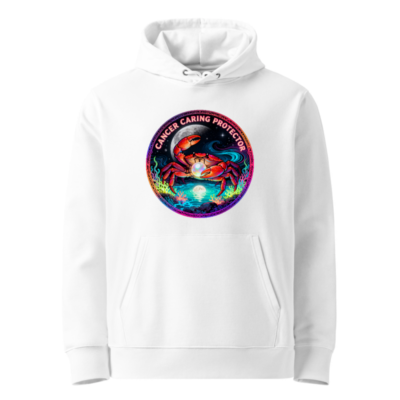 Unisex Eco Hoodie - Cancer Caring Protector Crab Design
