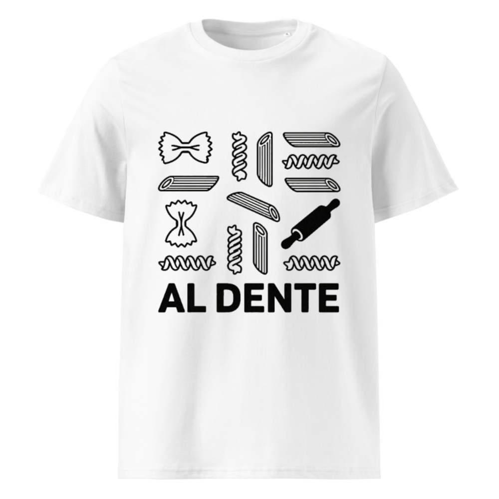 Unisex Organic Cotton T-Shirt - Al Dente Pasta Design, Eco-Friendly & Comfortable