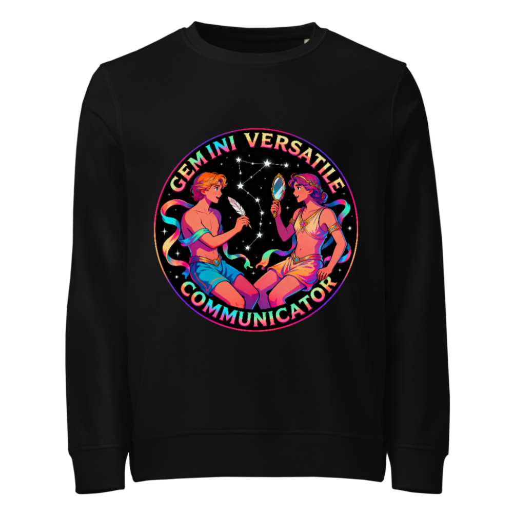 Gemini Versatile Communicator Unisex Organic Sweatshirt