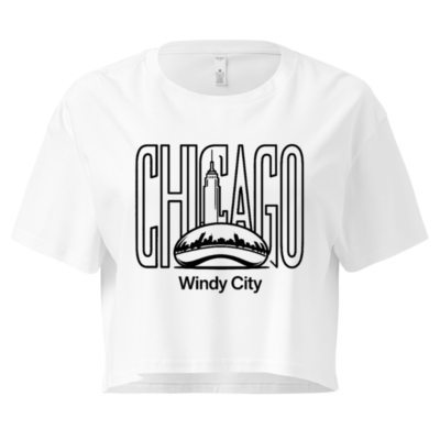 Chicago Windy City Crop Top - Women's Short Sleeve T-Shirt
