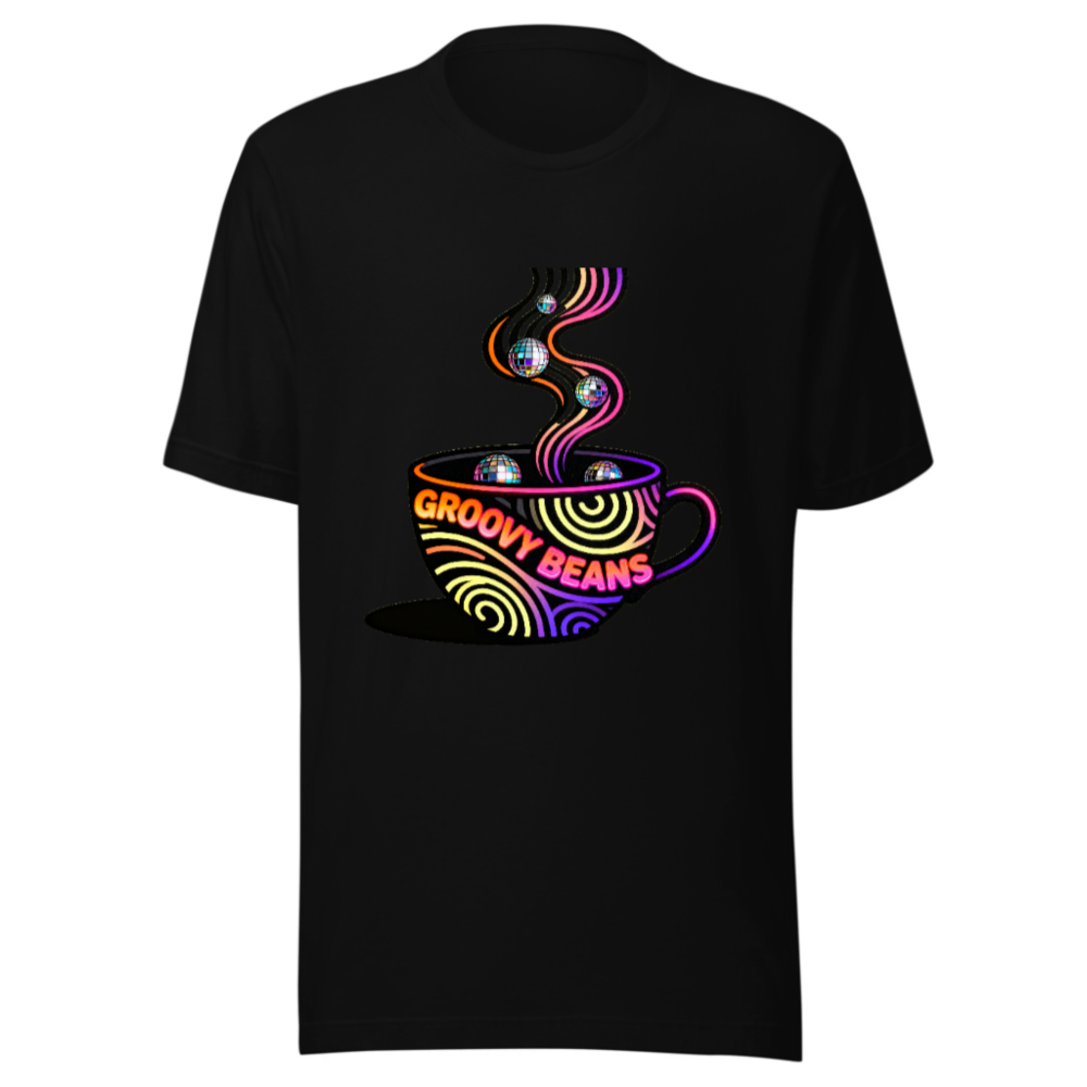 Groovy Beans Disco Coffee T-Shirt | Unisex Staple Tee