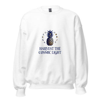 Harvest the Cosmic Light Pineapple Sweatshirt | Unisex Crew Neck