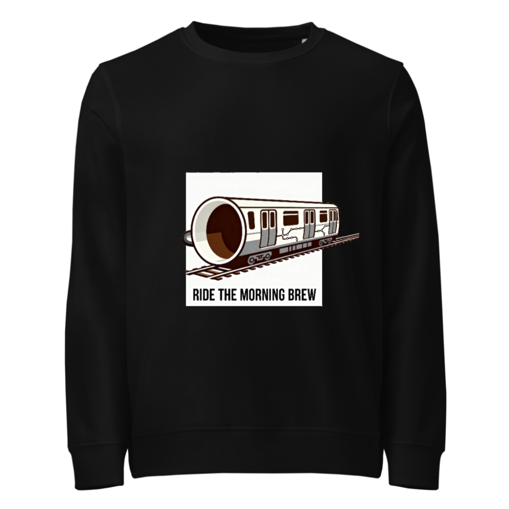 Ride the Morning Brew | Organic Cotton Unisex Sweatshirt