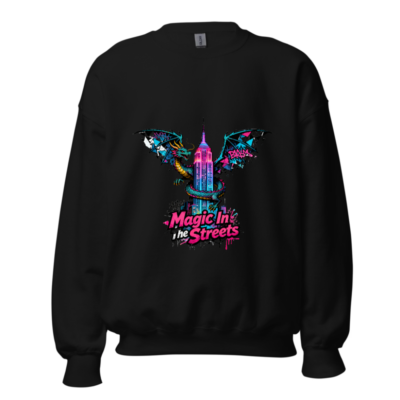 Magic In the Streets Dragon Sweatshirt | Unisex Crew Neck