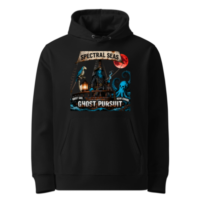 Spectral Seas Ghost Pursuit Hoodie - Unisex Eco Essential Hoodie