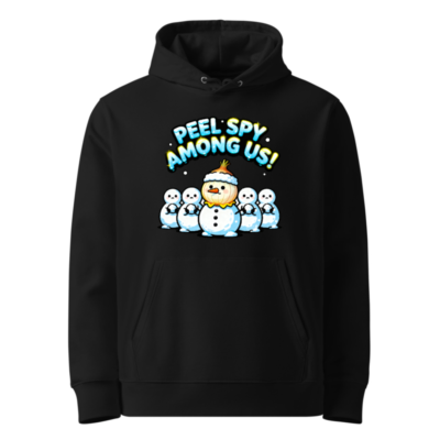 Peel Spy Among Us Snowman Hoodie - Unisex Eco-Friendly Essential Hoodie