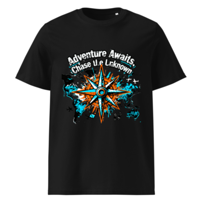 Adventure Awaits, Chase the Unknown | Unisex Organic Cotton T-Shirt