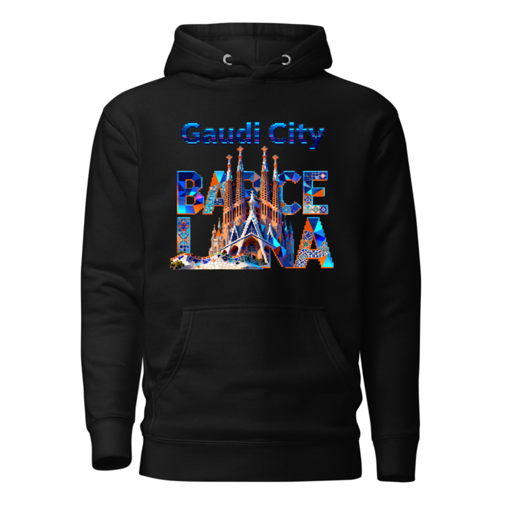 Barcelona City Hoodie | Gaudi Architecture Design Unisex Pullover
