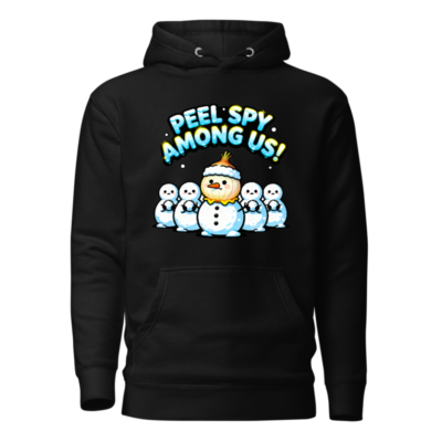 Peel Spy Among Us Snowman Hoodie - Unisex Premium Pullover