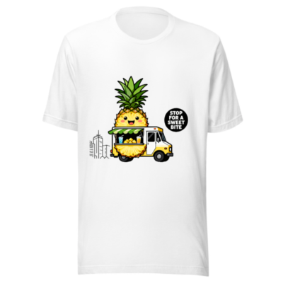Pineapple Food Truck Unisex T-Shirt | Stop for a Sweet Bite