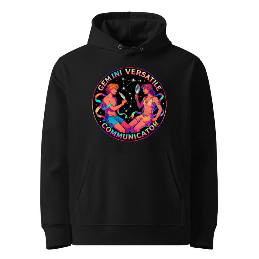 Gemini Versatile Communicator Unisex Eco Hoodie - Sustainable & Stylish
