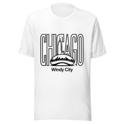 Chicago Windy City Unisex T-Shirt | Bold Skyline Design