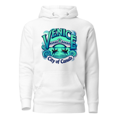 Venice City of Canals Pullover Hoodie | Unisex Premium Sweatshirt