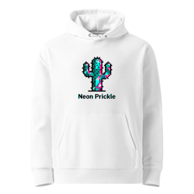 Neon Prickle Cactus Hoodie - Unisex Eco Essential Hoodie